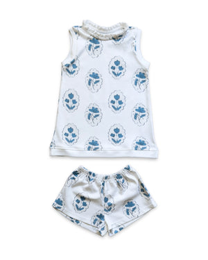 Medallion Flower White Dashwood Set