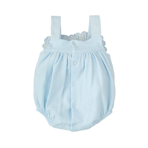 Blue Stripe Bib Bubble (Infant)
