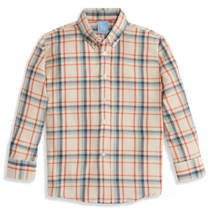 Baker Plaid Button Down Shirt (Kid)