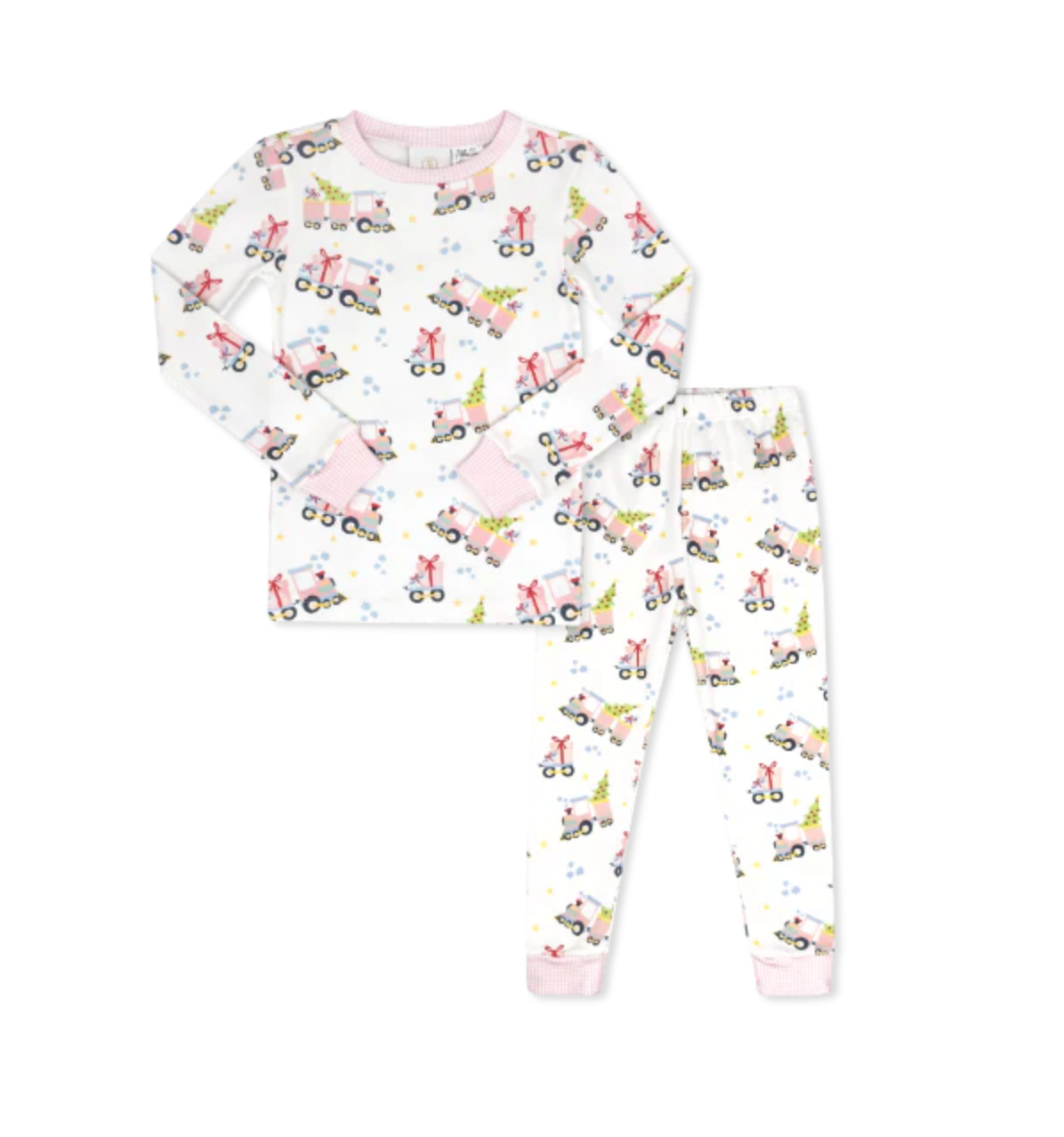 Pink North Pole Sweet Pea PJ Set (Kid)