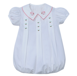 White Santa Girl Bubble (Infant)