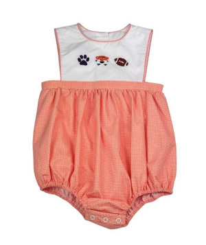 Orange/Navy Tiger Boy Bubble (Infant)