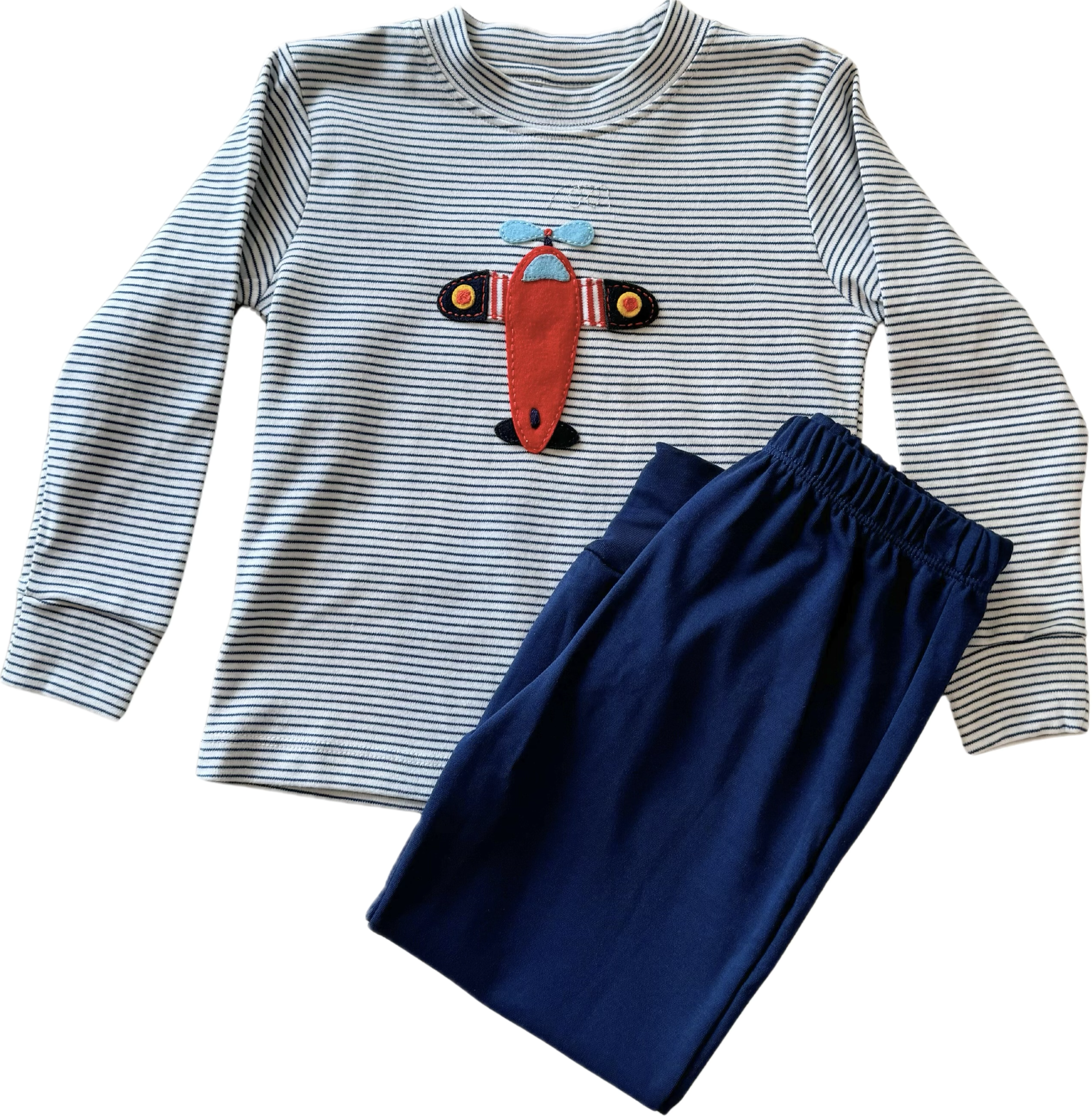 Striped Airplane Set (Kid)