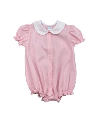 Pink Check Girl Bubble (Infant)