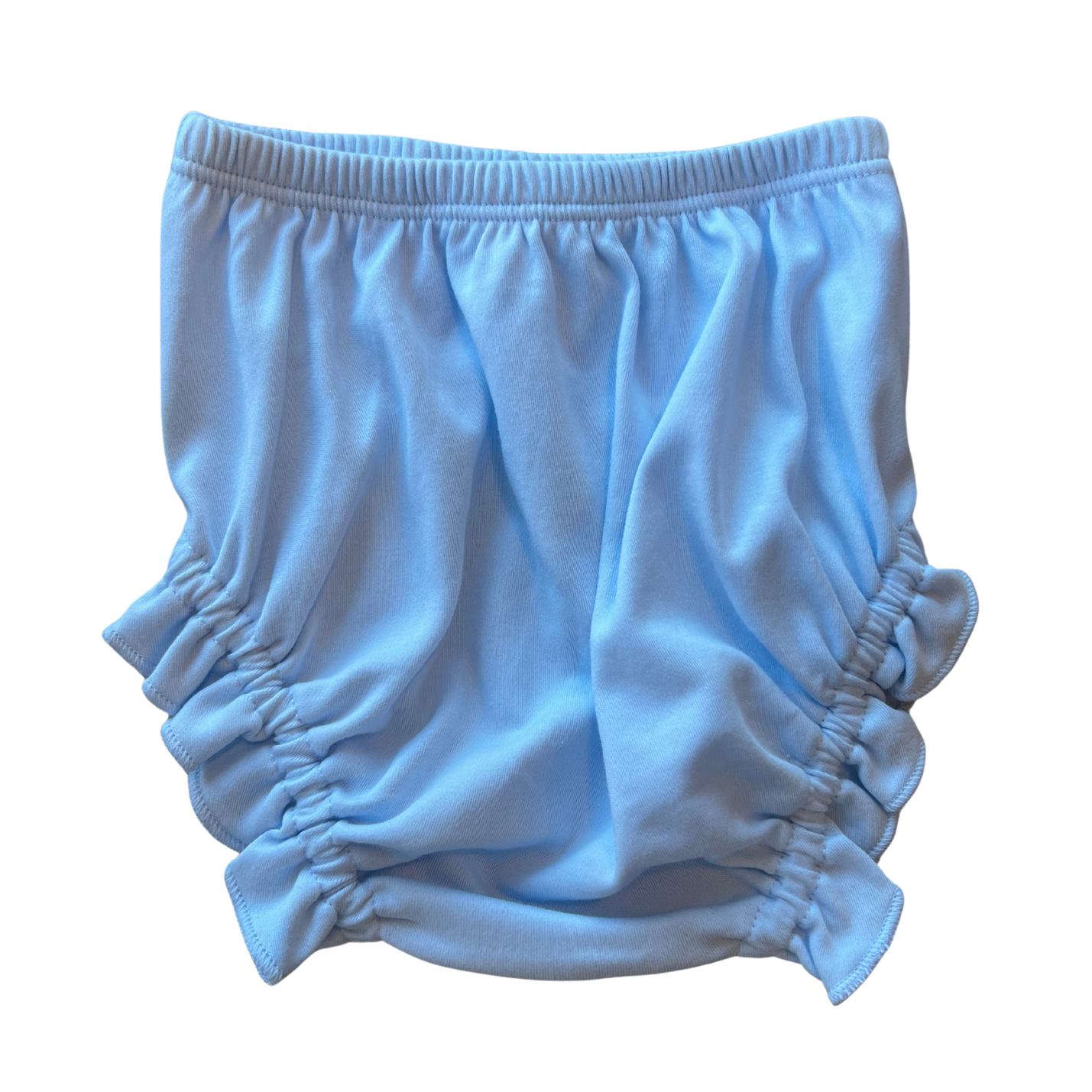 Girl Baby Blue Solid Diaper Cover