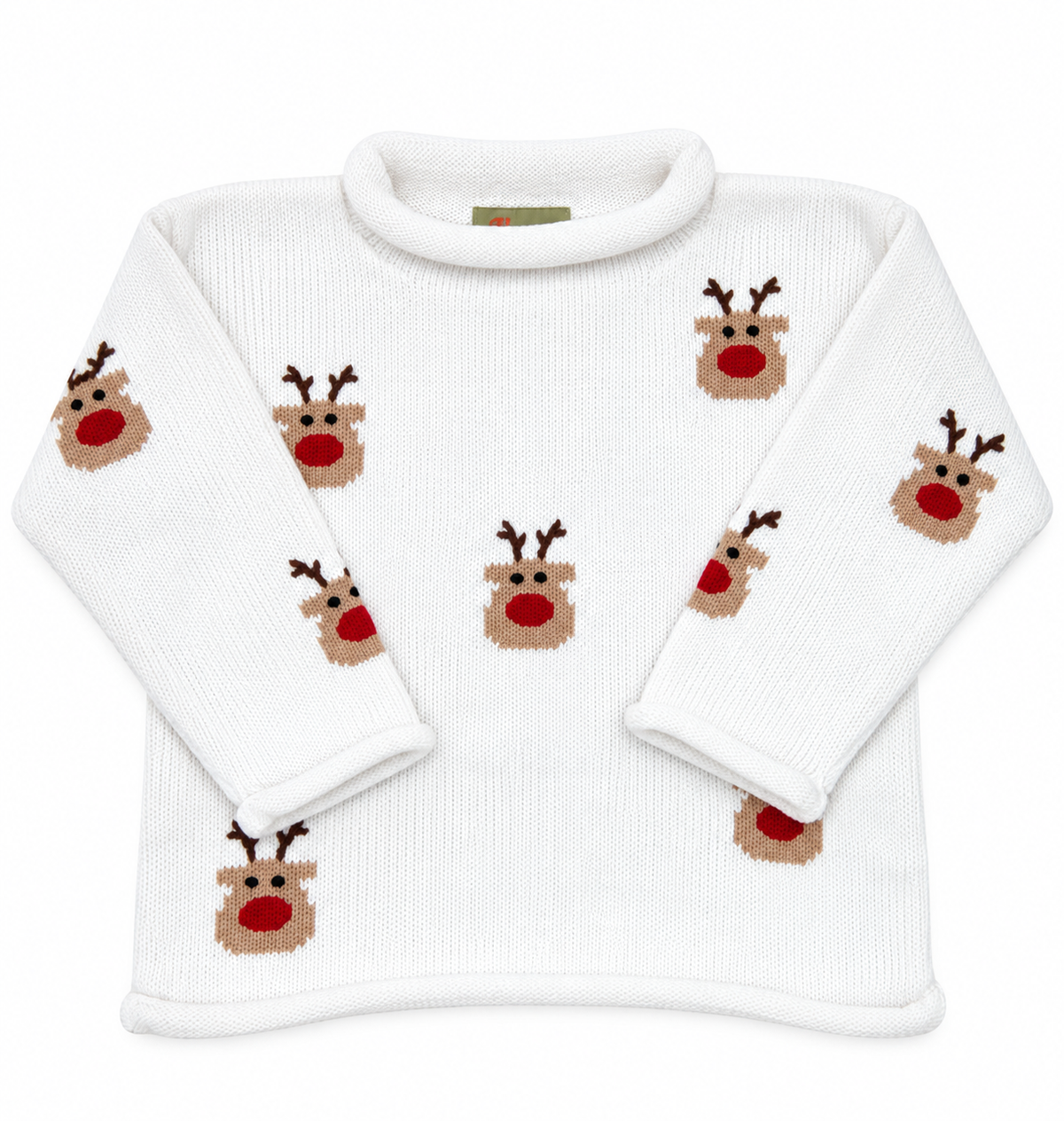 All Over Rudolph Rollneck Sweater