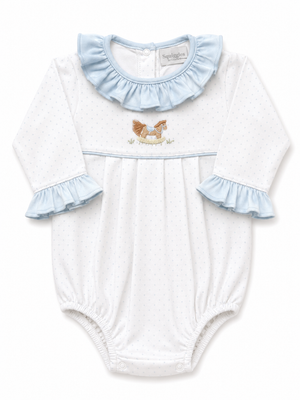Blue Dot Mini Pony LS Bubble