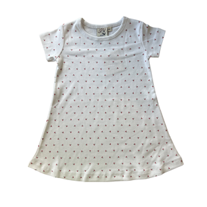 Cherry Print A-Line Dress