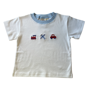 Blue Dot Transportation Icons T-Shirt