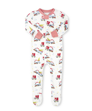 Red North Pole Footie (Infant)