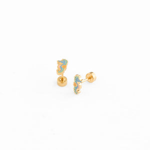 Seahorse Stud Earrings