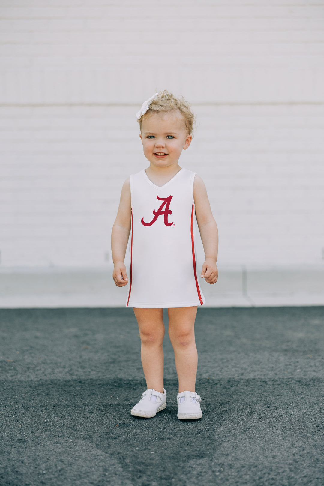 *PRE-ORDER* White Alabama Cheer Uniform (Kid)