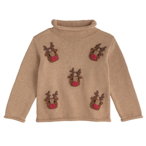 Reindeer Rollneck Sweater