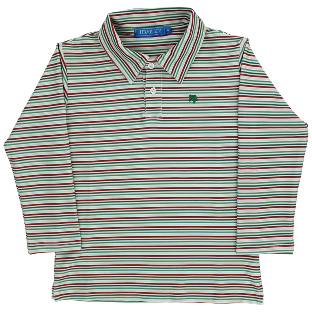 LS Holly Striped Performance Polo