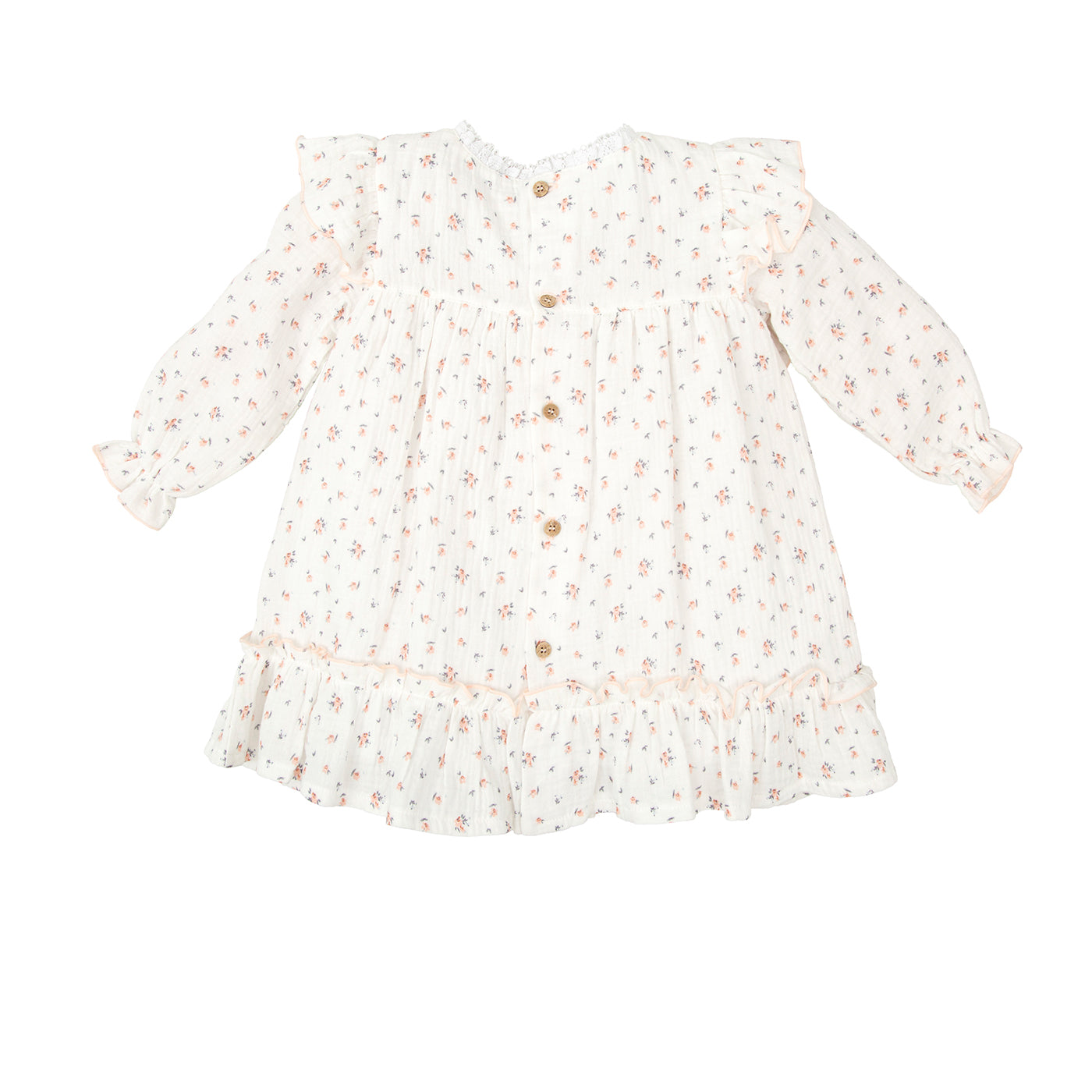 Autumn Floral Muslin Dress (Kid)