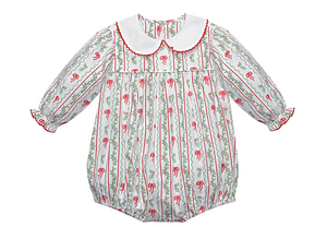 Bow & Berries Red Reagan Girl Bubble