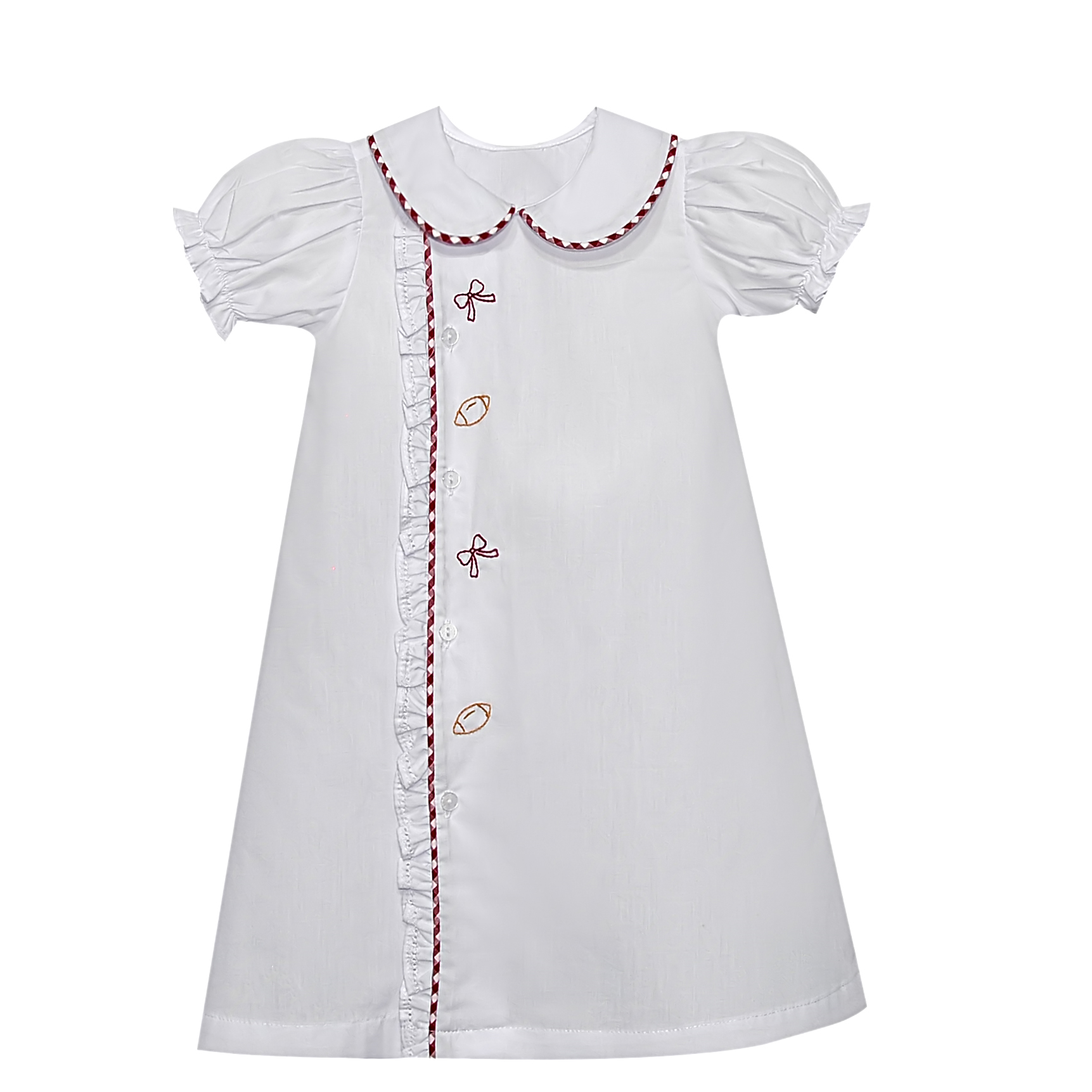 Elephant Crimson/Gray Girl Daygown