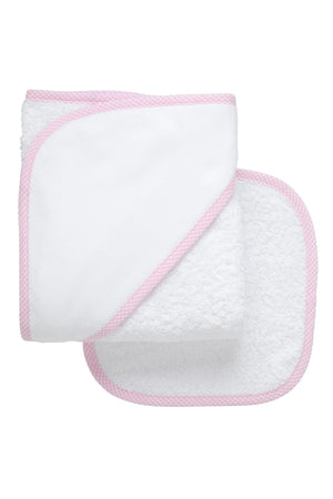 Box Hooded Towel w/ Washcloth