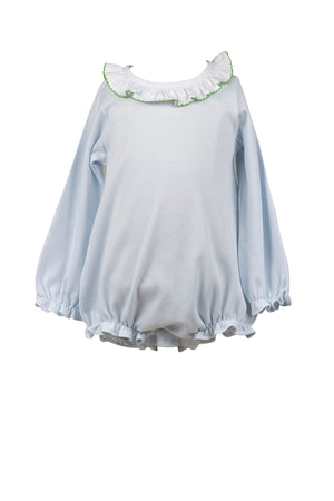 Light Blue Stripe Girl Bubble (Infant)