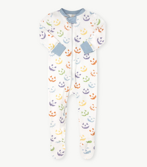 Blue Peek-a-Boo Footie (Infant)