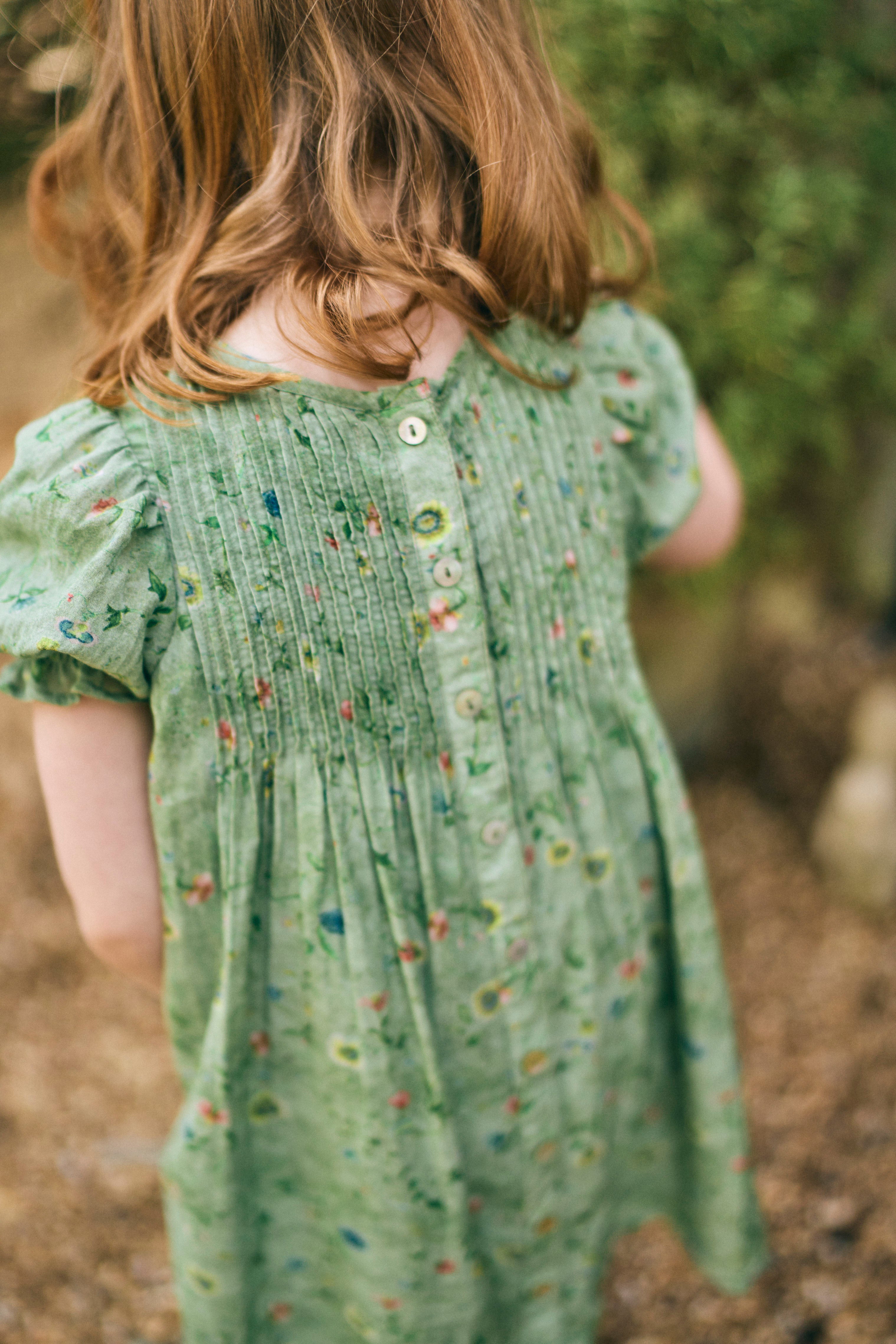 Lottie Dress - Whimsical Meadow (Big Kid)