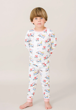 Red North Pole Sweet Pea PJ Set (Kid)