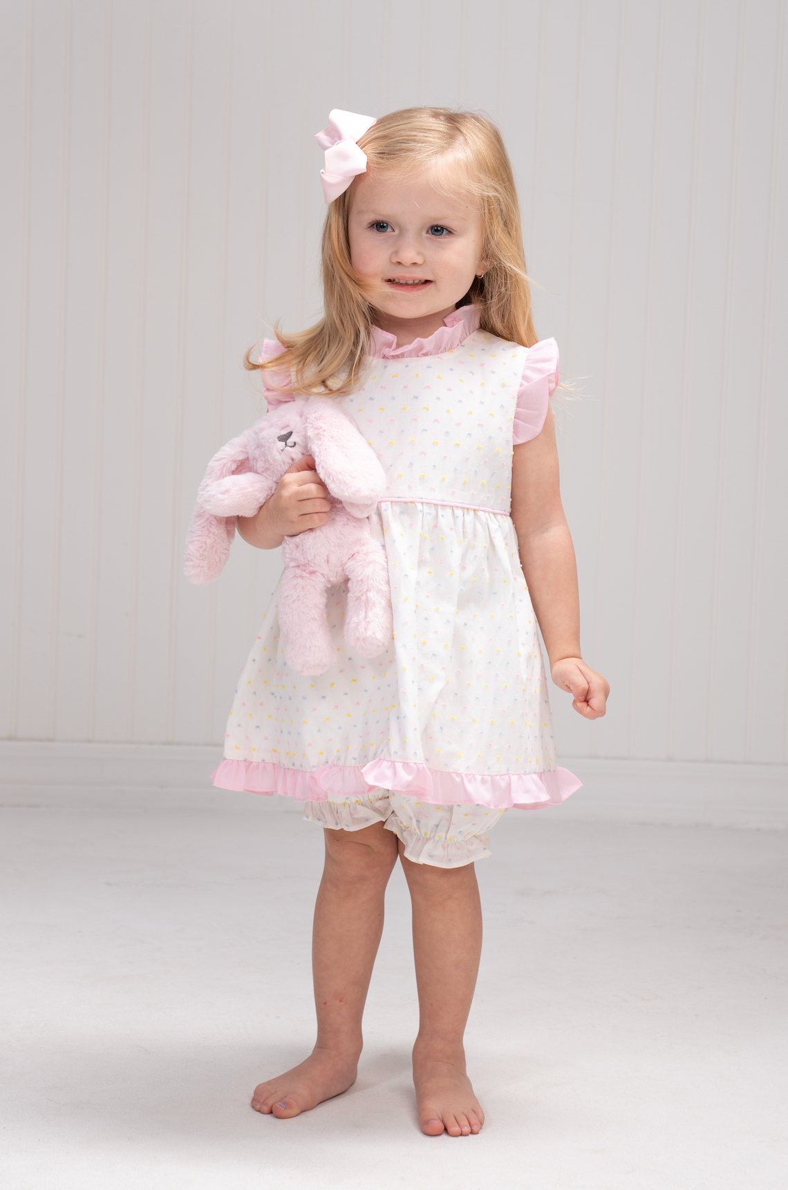 Regean Pastel Swiss Dot Bloomer Set (Baby)