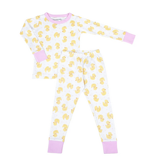 Pink Precious Duckling Long Pajama (Toddler)