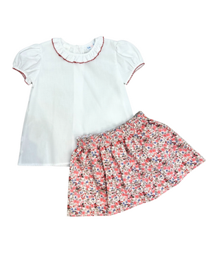 Olivia Floral Skirt Set (Toddler)