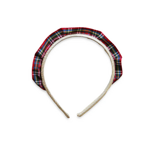 Tartan Winter Chic Crown Headband