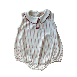 Red Dot Fire Engine Sleeveless Bubble