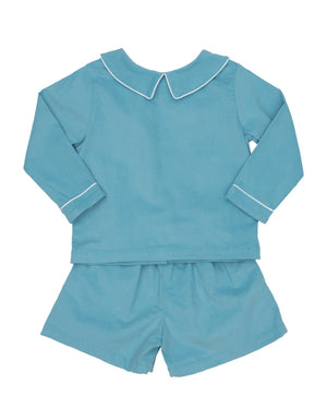John Heirloom Blue Short Set