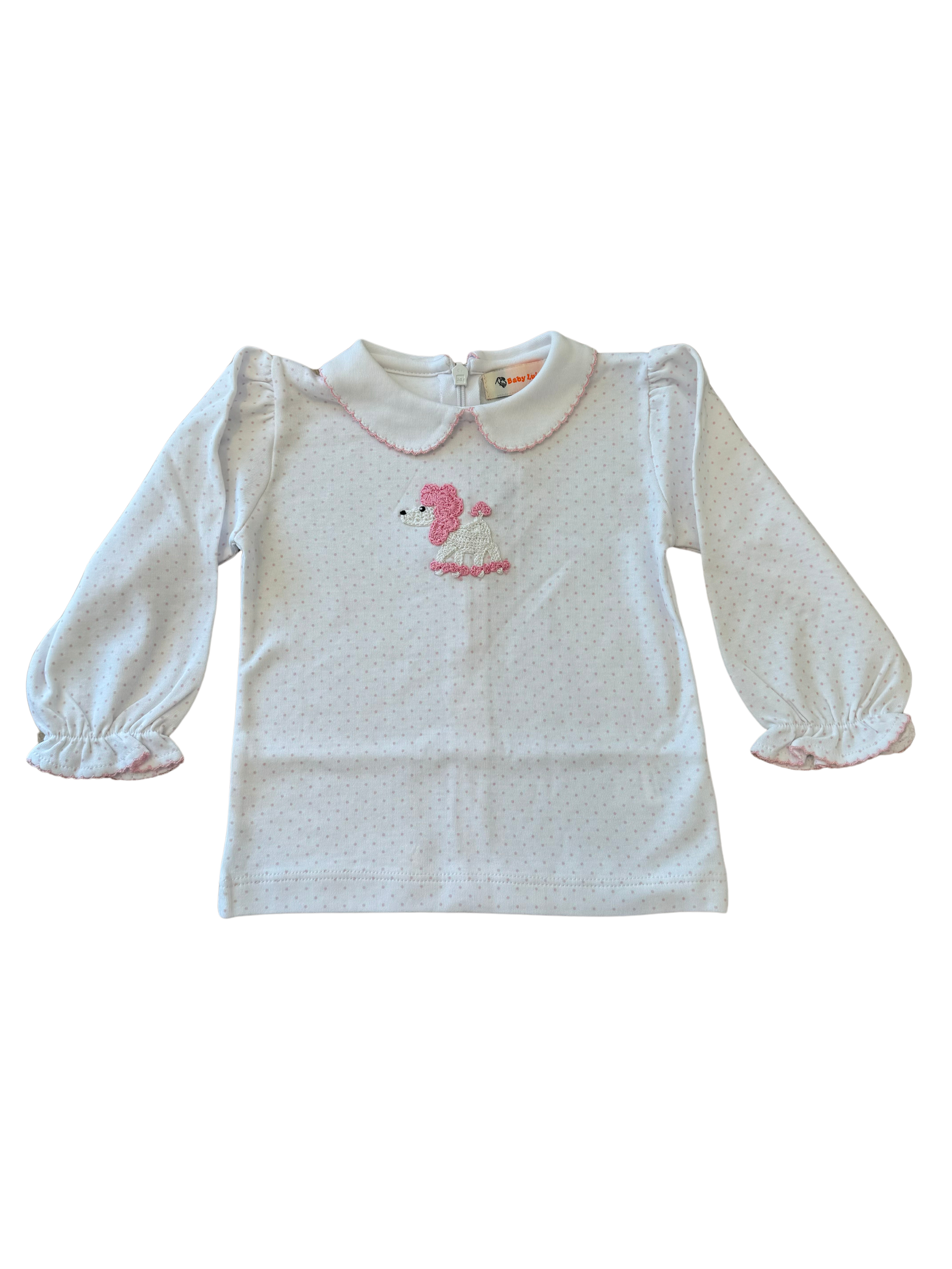 Pink Stripe Poodle Top (Infant)