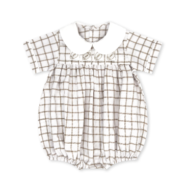 Noah Ribbon Bubble-Windowpane (Baby)