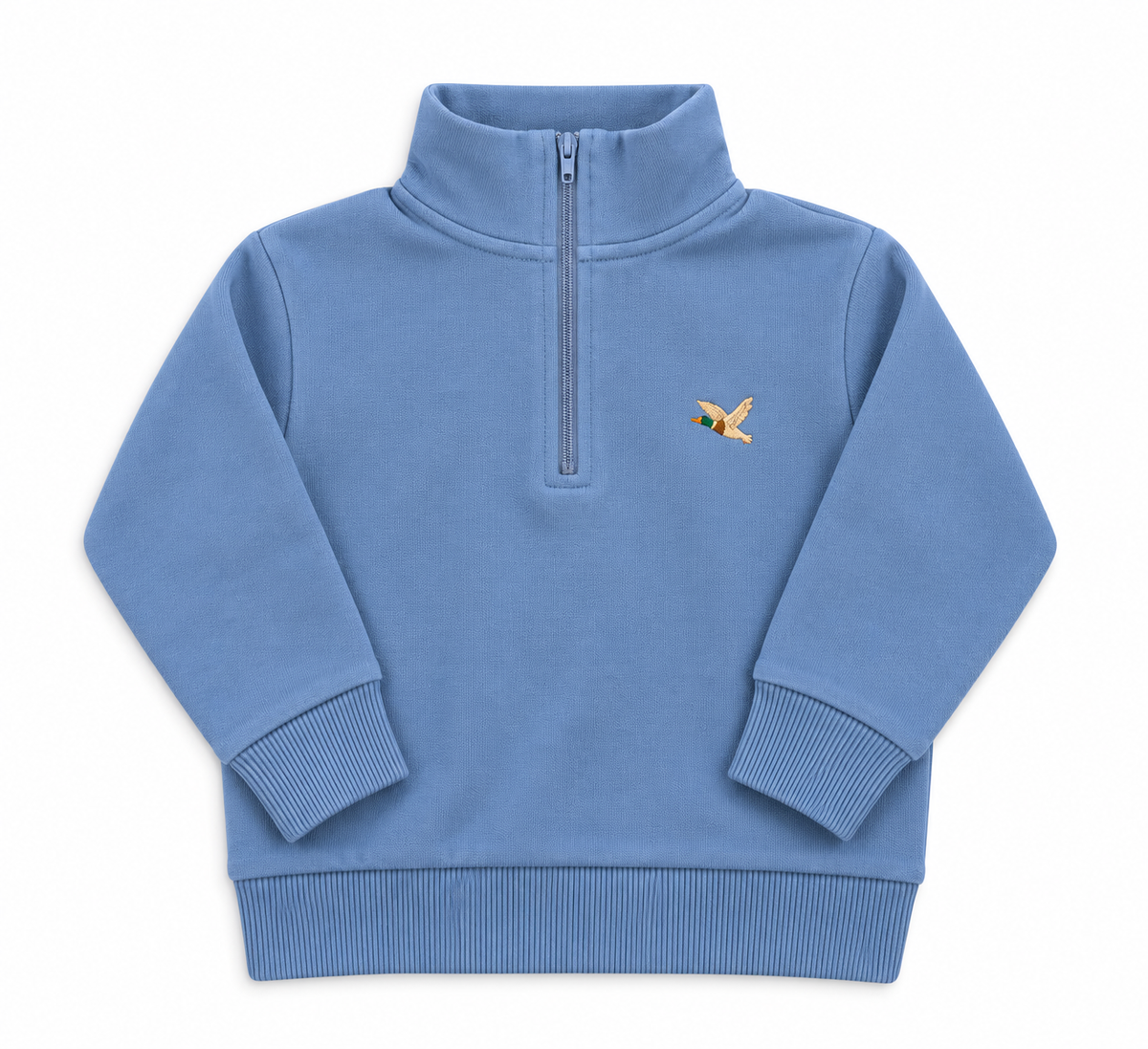 Chambray Flying Mallard Quarter Zip