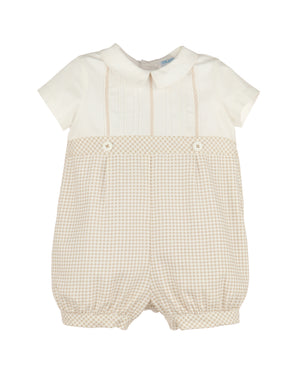 Cottagecore Boy Bubble - Beige (Infant)