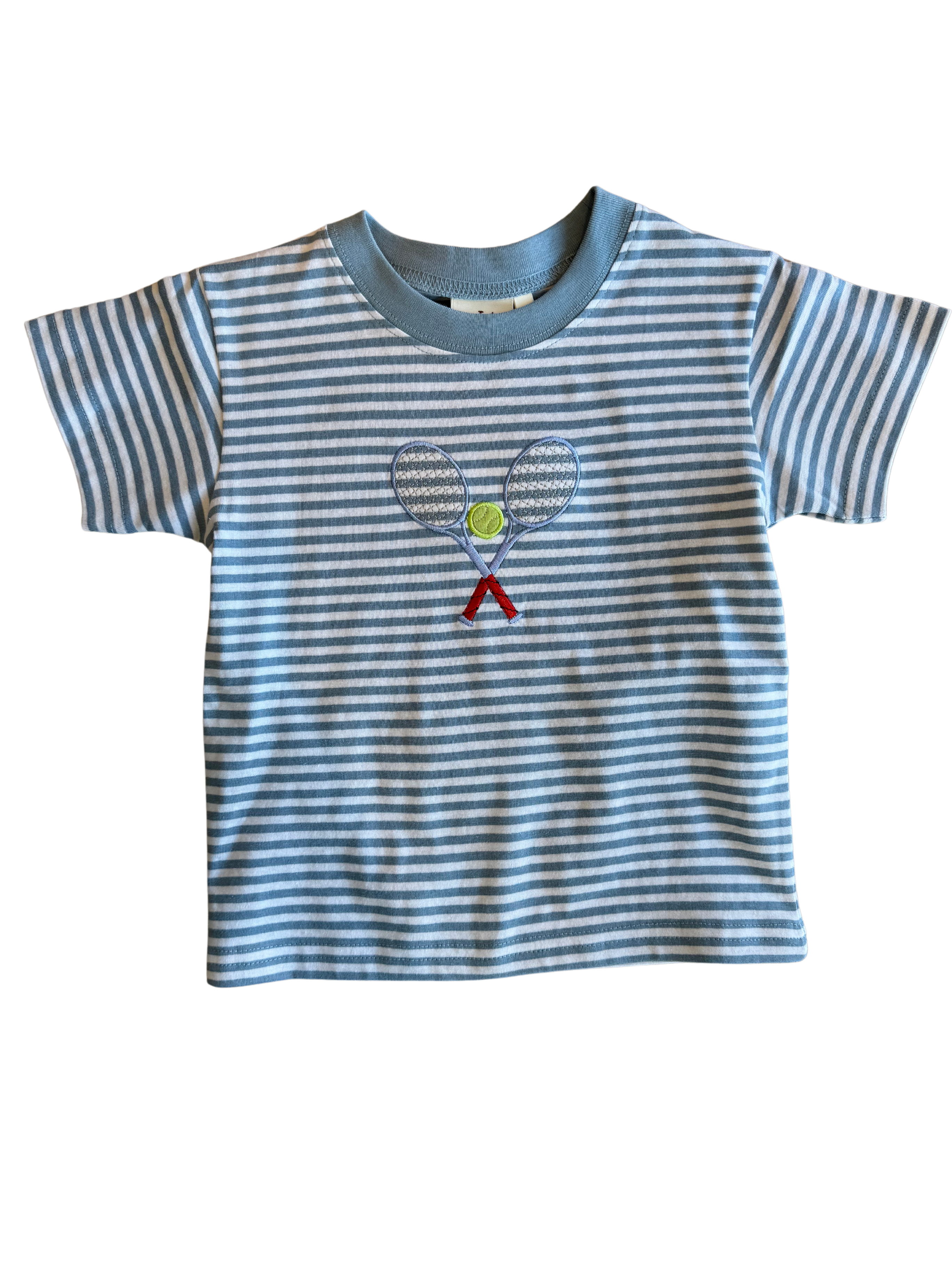 Stripe Crossed Tennis Rackets Top (Toddler)