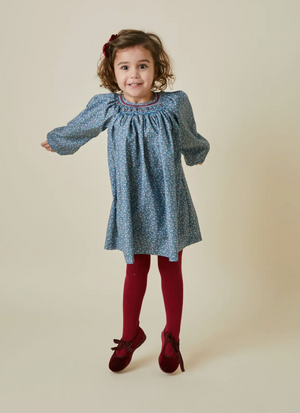 Sapphire Smock Dress Set (Toddler)