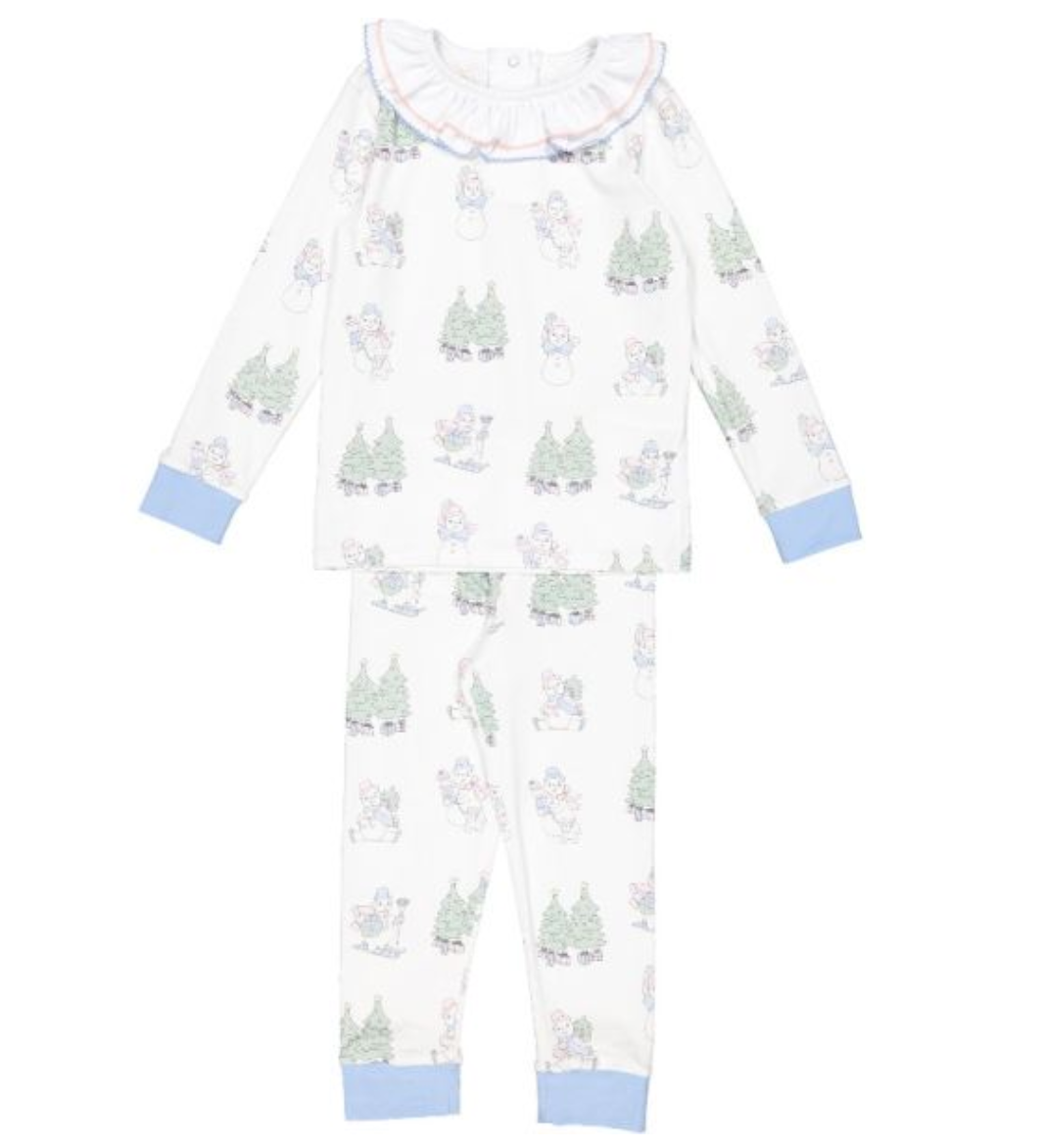 Snowman Girl Pajama (Kid/Big Kid)