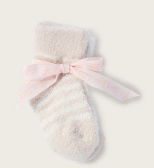 Pink-Pearl Infant Socks 3-Pack