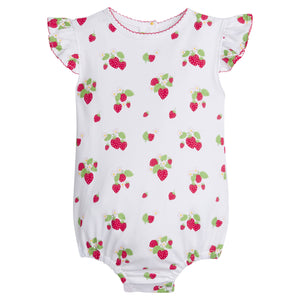 Angel Sleeve Strawberry Bubble (Infant)