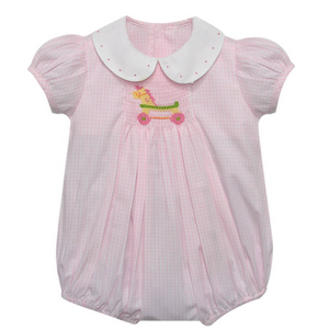 Pink Shay Vintage Horse Apron Bubble