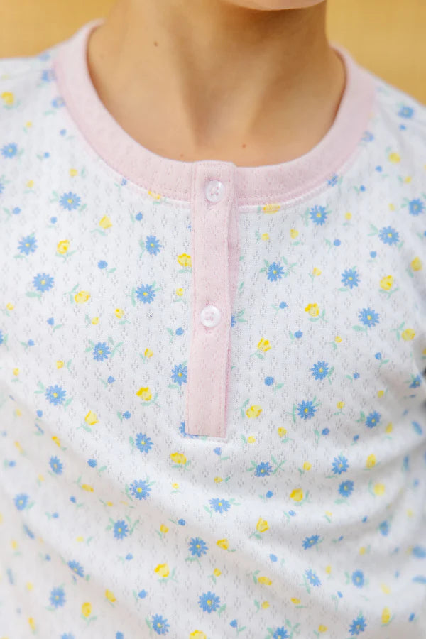 Dunwoody Daisy Pointelle Sara Jane's LS Short Set