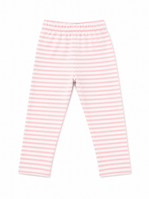 Pink Stripe Straight Legging