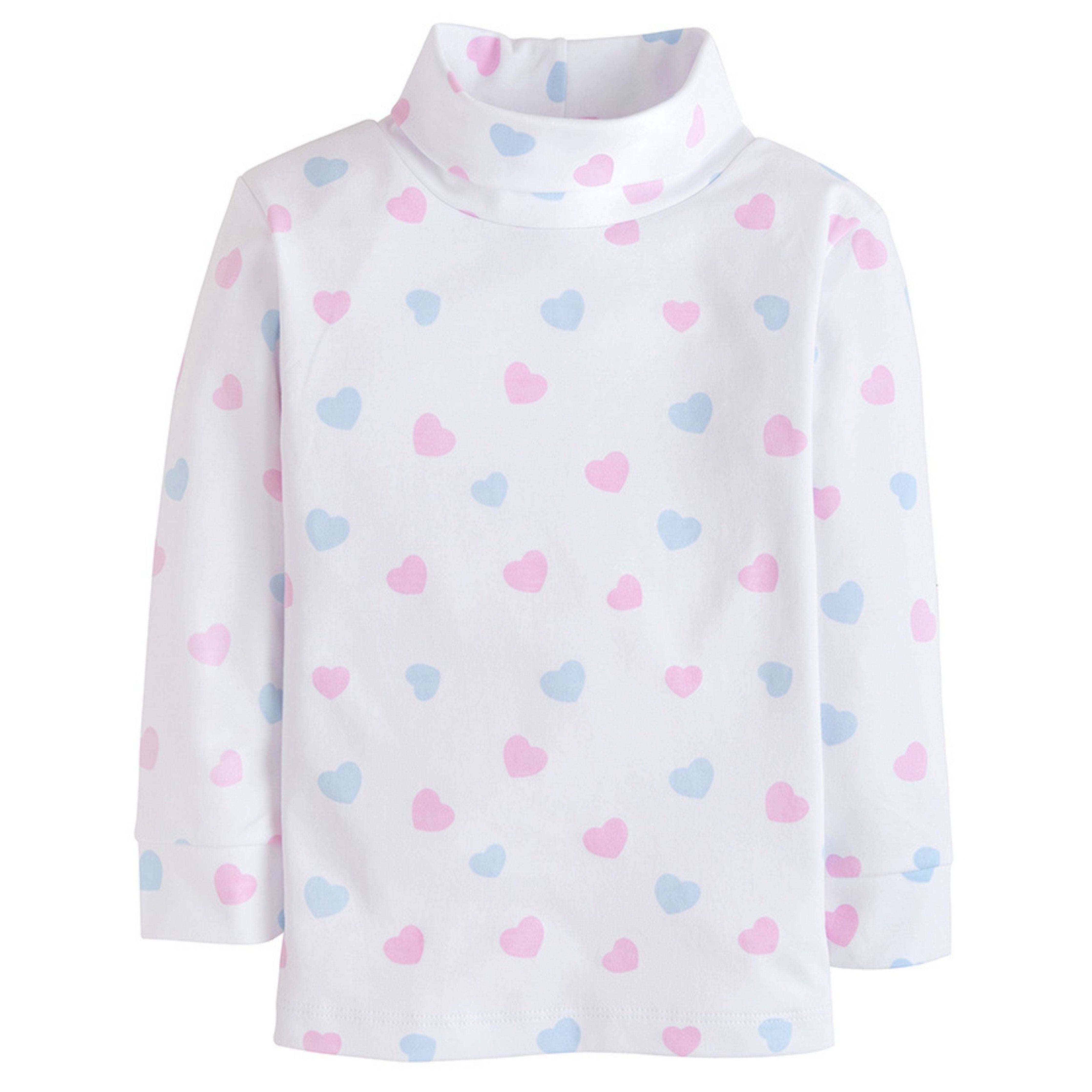 Heart Printed Turtleneck (Toddler)