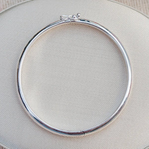 Classic Silver Bangle Bracelet 0-12M