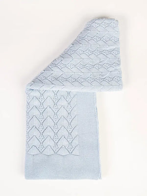 Light Blue Wonder Baby Blanket