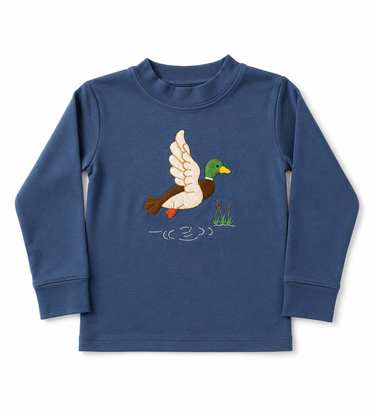 Navy Up Up & Away LS Crew Neck Shirt