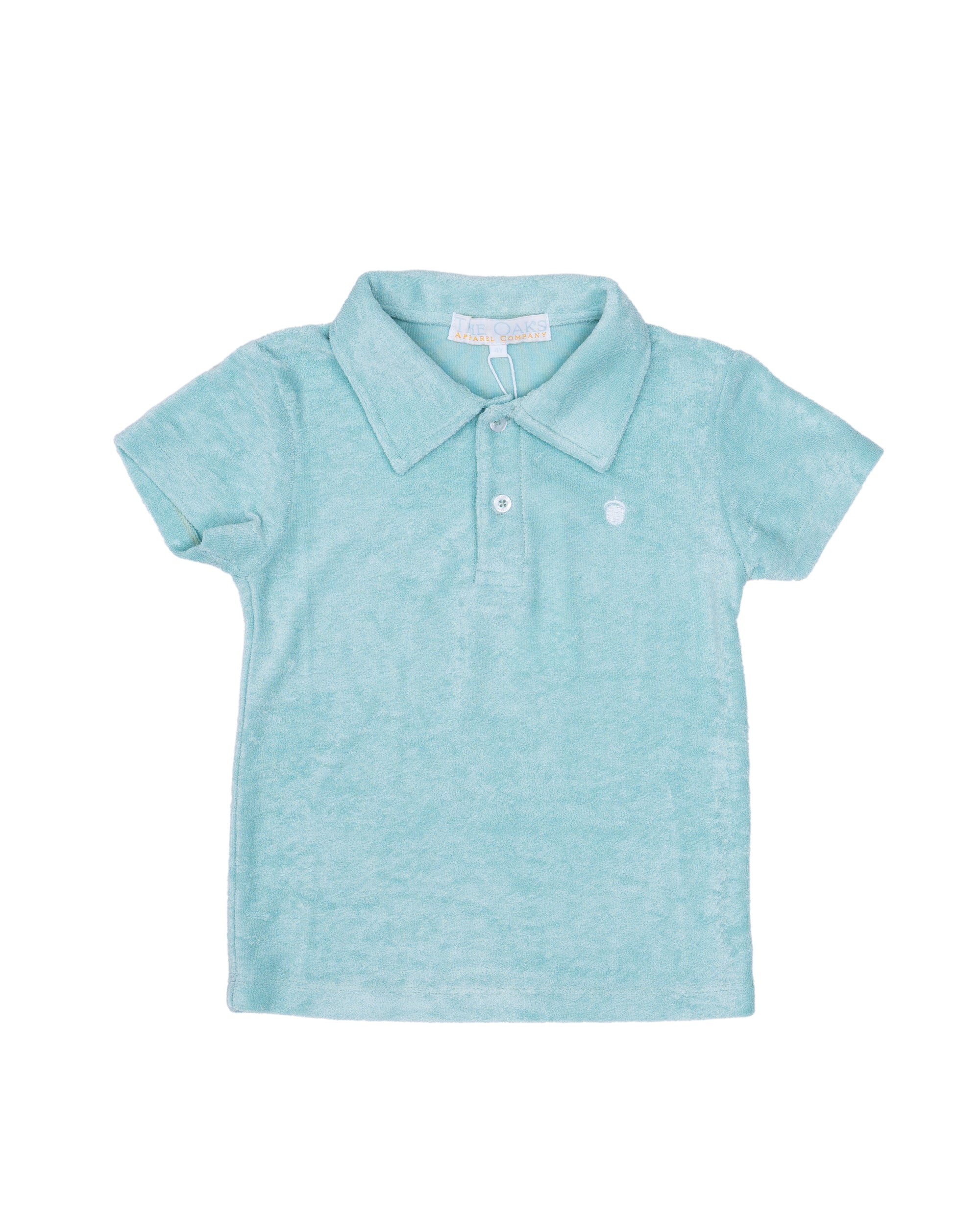 Teal Terry Cloth Watson Polo
