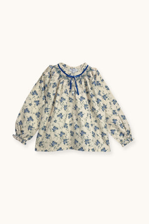 Blue Flowers Aria Blouse
